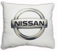 Автомобильная подушка 30 х 30 см "NISSAN"