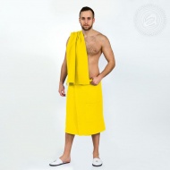 Набор для бани и сауны мужской, желтый (НБ.70.160) АРТ-Дизайн
