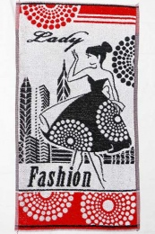 Полотенце 40х70 махровое сувенирное "Lady Fashion'' 4770