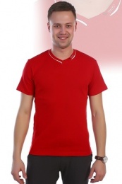 Футболка мужская модель 1612 красный