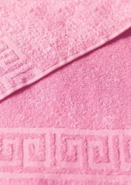 Полотенце махровое 40х70 "Розовое" гладкокрашеное 