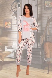 Пижама женская модель 3011 меланж