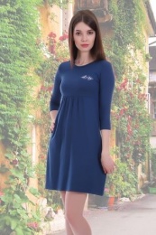 Платье женское модель 2457 индиго