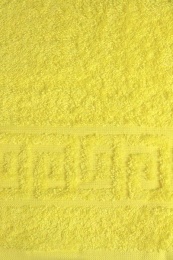 Полотенце махровое 50х90 "Ярко-желтый" гладкокрашеное