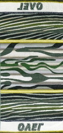 Полотенце махровое именное "Олег" (зеленый цвет)