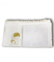 Крестильный набор (пеленка+махровое полотенце) 