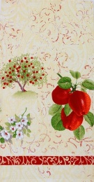 Полотенце вафельное "Яблоневый сад"- упаковка 10 шт