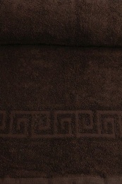 Полотенце махровое 40х70 "Темно-коричневый" гладкокрашеное
