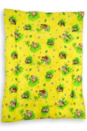 Одеяло детское полиэфир 105х135, чехол бязь ЛЮКС (желтый)