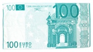 Полотенце махровое 70х140  "100 евро"