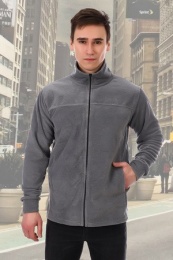 Куртка мужская модель Венгрия серый меланж