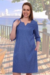 Платье женское модель Фисташка синий