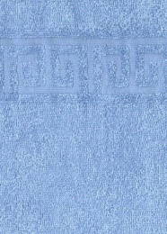 Полотенце махровое 50х90 "Голубое" гладкокрашеное 