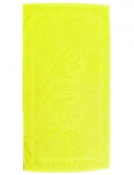 Полотенце 30х60 махровое "Ручки" жёлтый