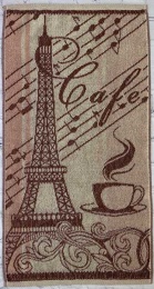 Полотенце 30х60 махровое "Кафе-Париж 1" 4781