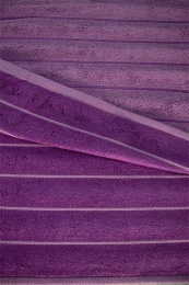 Полотенце махровое 70х130 Бамбук- "Полоса поперек" 4855 (вид 46, красно-сиреневый)