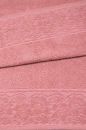 Полотенце 30х70 махровое "Лаватера" 5528 (вид 171, дымчато-розовый)