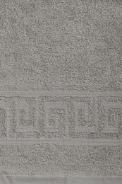 Полотенце махровое 70х135 "Серый" гладкокрашеное